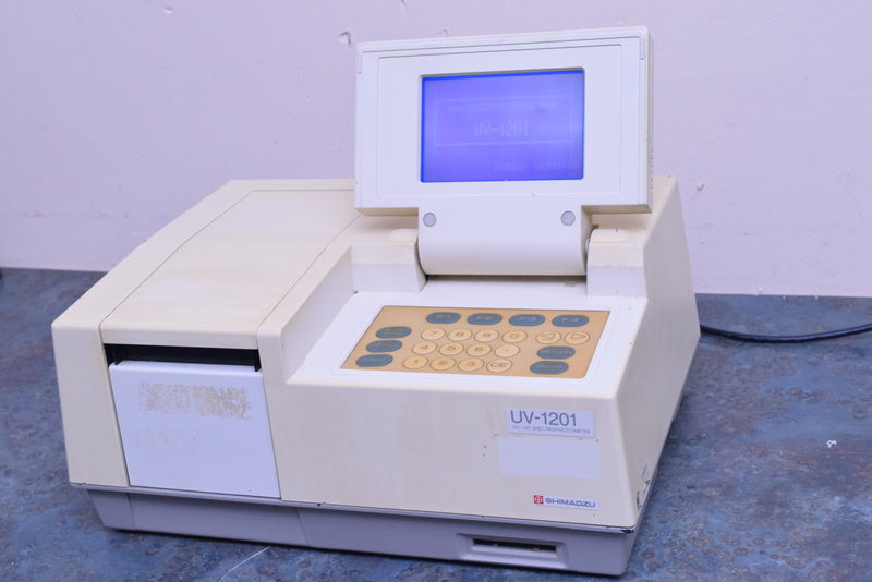 SHIMADZU 1201 UV VIS SPECTROPHOTOMETER