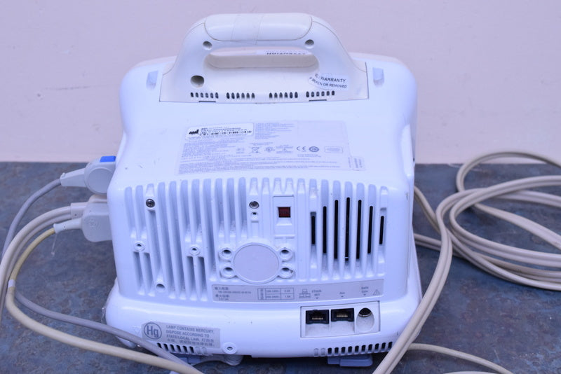 GE DASH 3000 PATIENT MONITOR WITH LEADS SPO2 ECG
