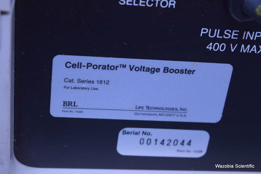 BRL CELL-PORATOR VOLTAGE BOOSTER, PULSE CONTROL + POWER SUPPLY, CHAMBER SAFE