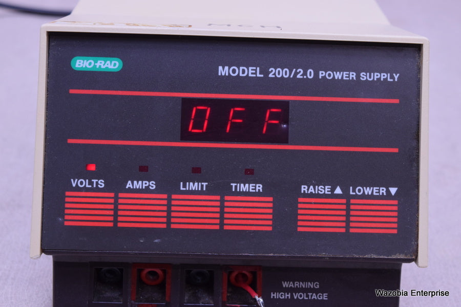 BIO-RAD MODEL 200/2.0 POWER SUPPLY