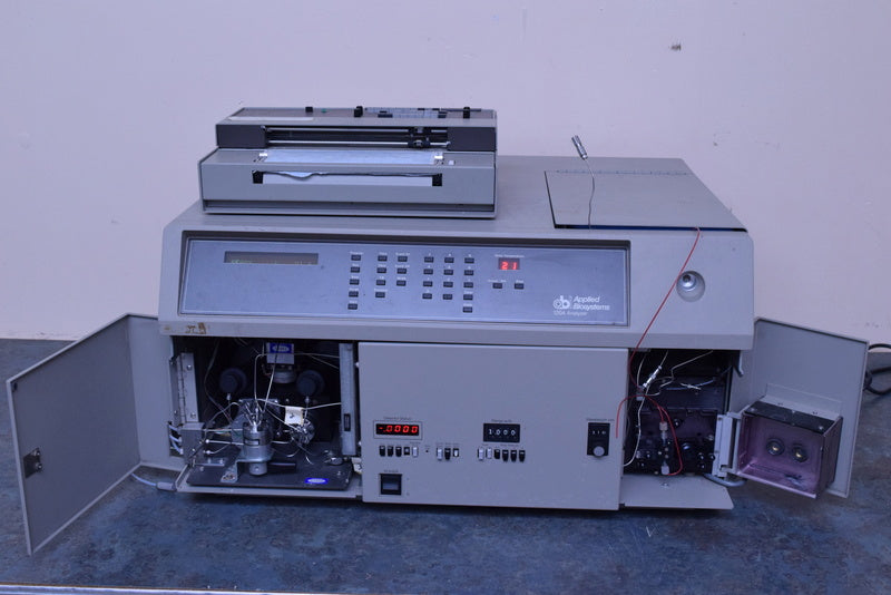 AB APPLIED BIOSYSTEMS 120A  ANALYZER WITH CHART RECORDER