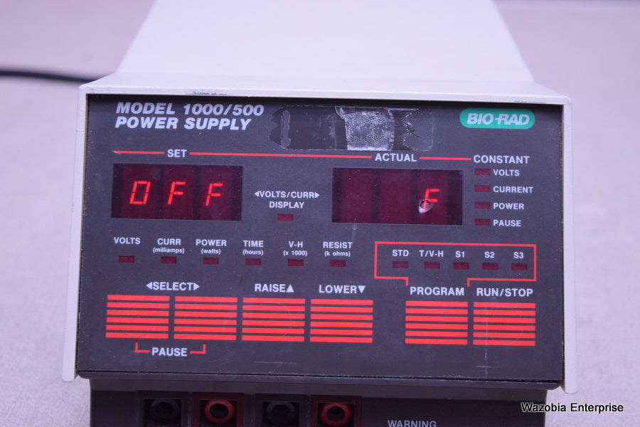 BIO-RAD MODEL 1000/500 POWER SUPPLY