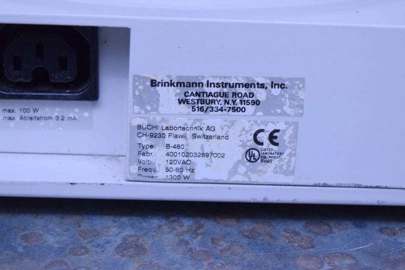 BUCHI LABORTECHNIK AG B-480 HEATING WATERBATH