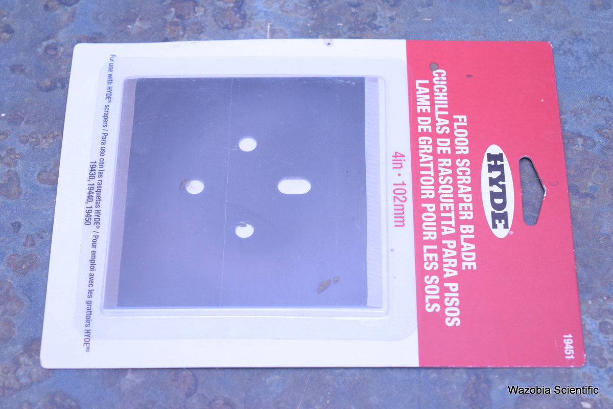 3 HYDE FLOOR SCRAPER BLADE 19451 4IN 102MM 4"