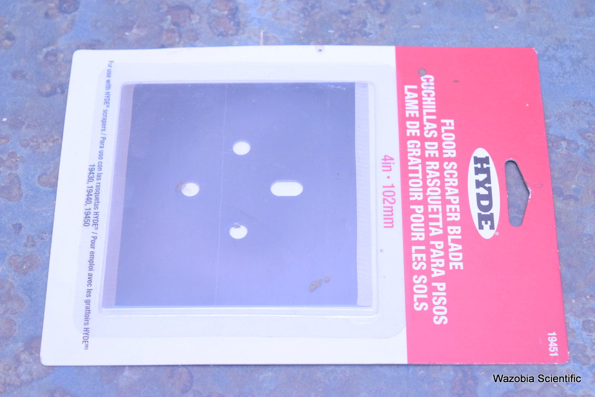 3 HYDE FLOOR SCRAPER BLADE 19451 4IN 102MM 4"