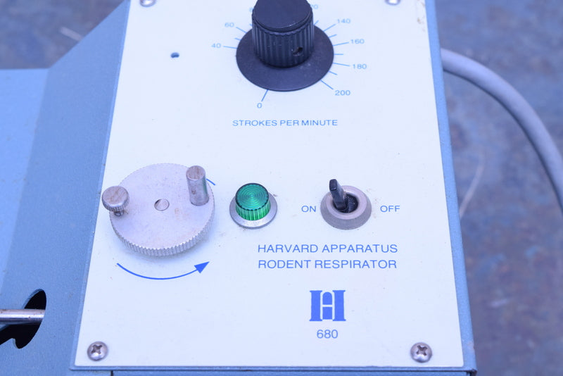 HARVARD RODENT VENTILATOR MODEL 680 S/N 101286