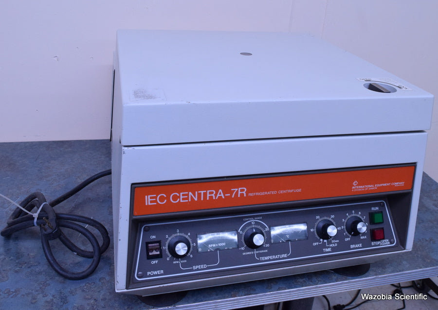 IEC CENTRA-7R REFRIGERATED CENTRIFUGE WITH ROTOR AND BUCKETS