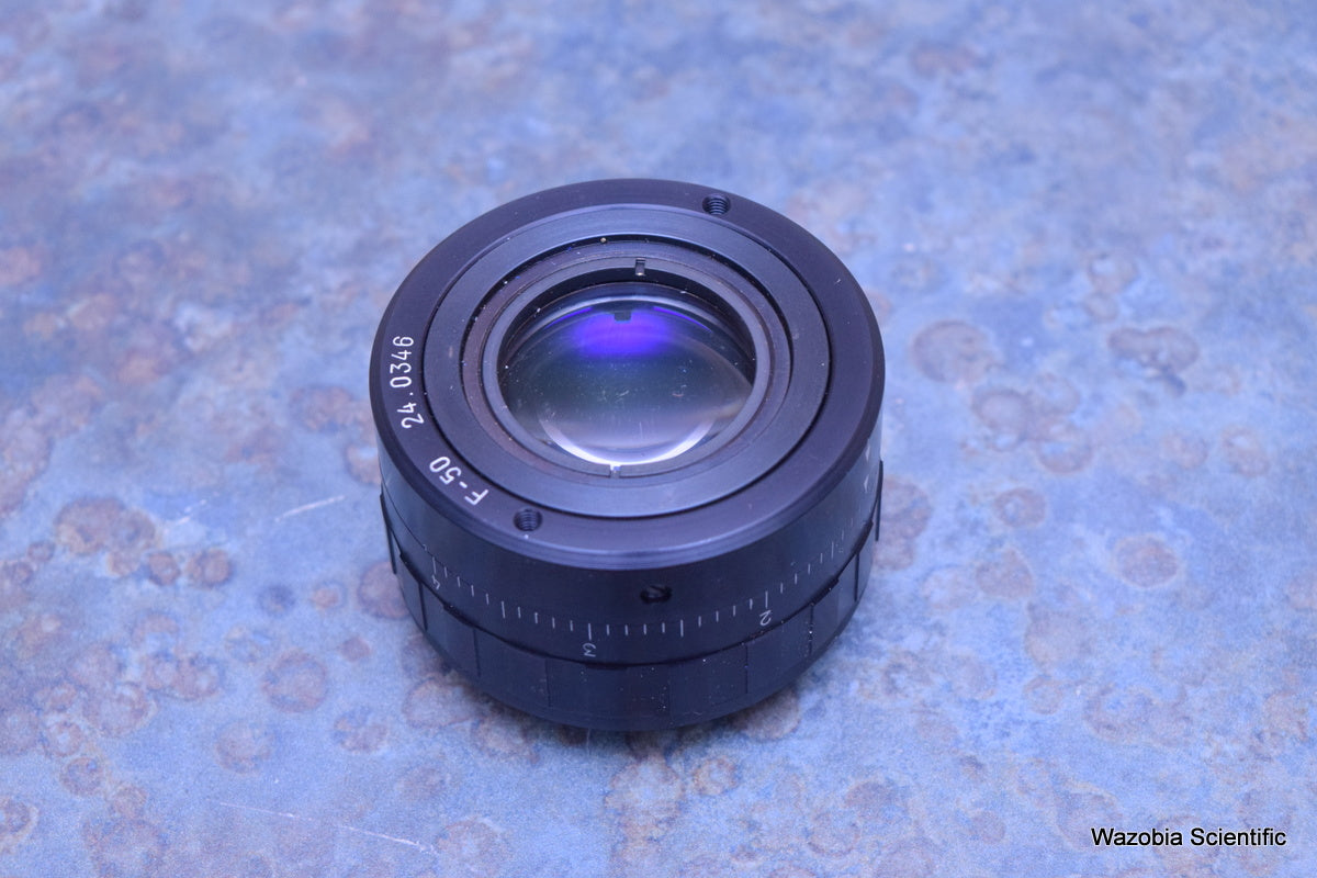 F-50 24.0346 LASER LENS FOR LASAG AG CW-YAG CW-ARGON TYPE MR-3 MF MR-3 YAG MICRO