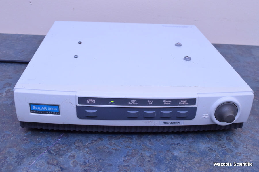 MARQUETTE SOLAR 8000 PATIENT MONITOR K8MC3232G