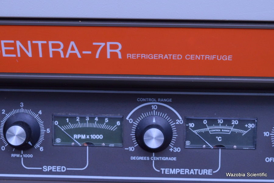 IEC CENTRA-7R REFRIGERATED CENTRIFUGE WITH ROTOR AND BUCKETS