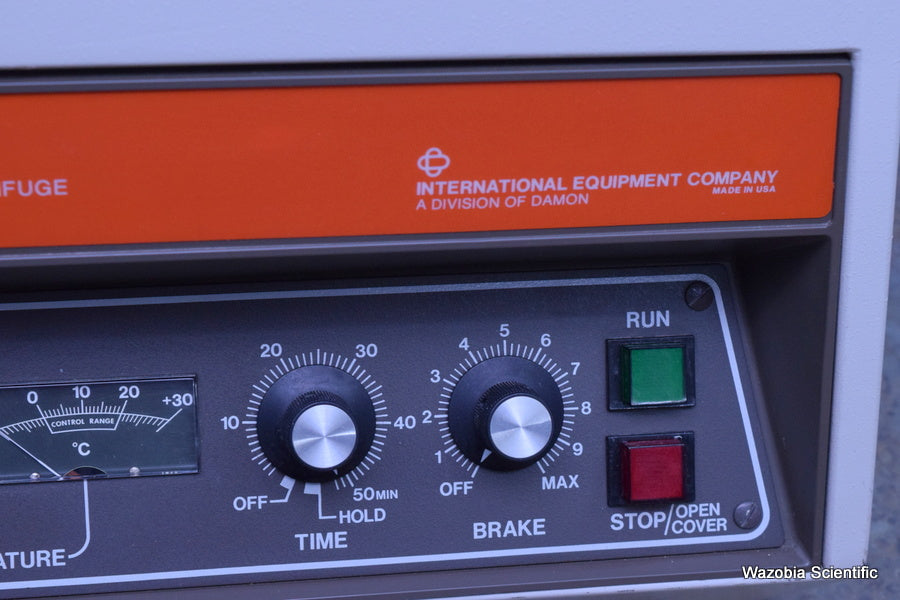 IEC CENTRA-7R REFRIGERATED CENTRIFUGE WITH ROTOR AND BUCKETS