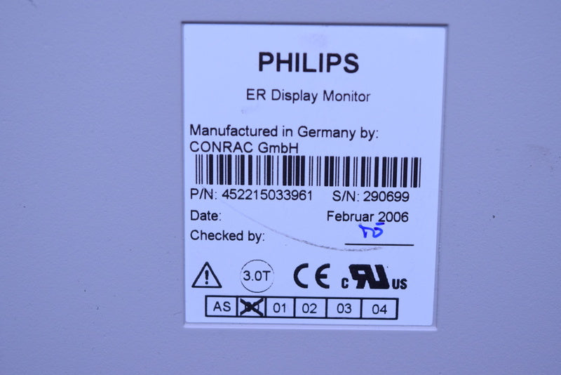 18" PHILIPS ER DISPLAY MONITOR CONRAC TYPE 6018-MD002