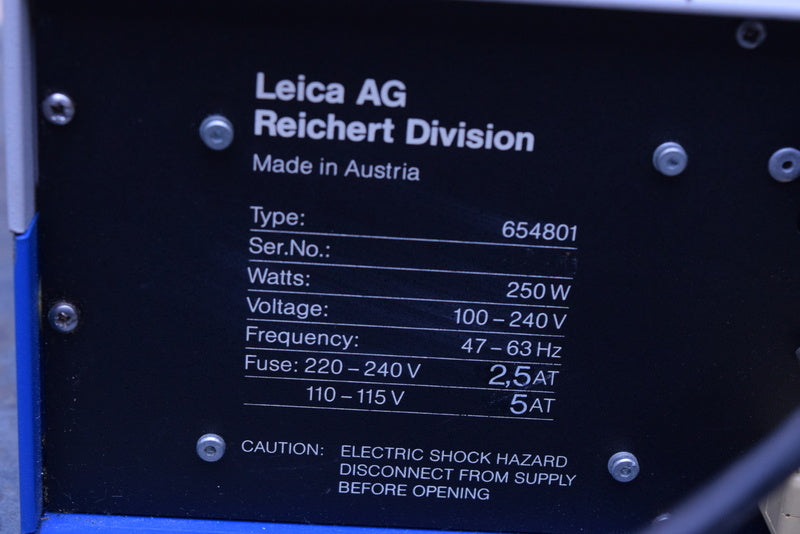 LEICA  REICHERT 654801 MICROTOME CONTROLLER