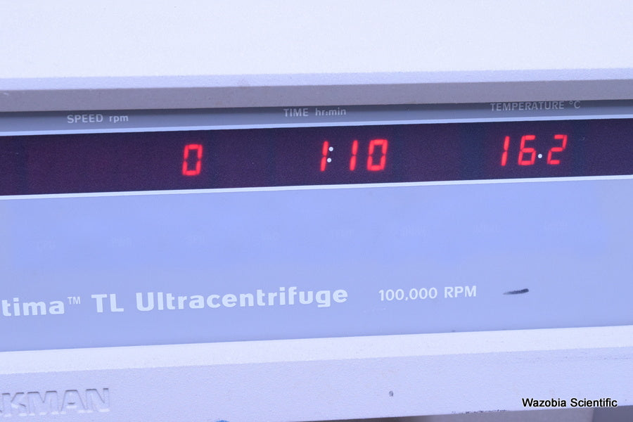 BECKMAN OPTIMA TL ULTRACENTRIFUGE 100,000RPM