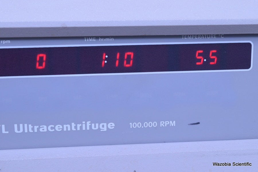 BECKMAN OPTIMA TL ULTRACENTRIFUGE 100,000RPM