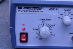BK PRECISION 4MHz FUNCTION GENERATOR MODEL 4001A