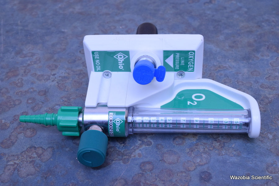 OHIO MEDICAL INTEGRATED FLOWMETER O2 OXYGEN