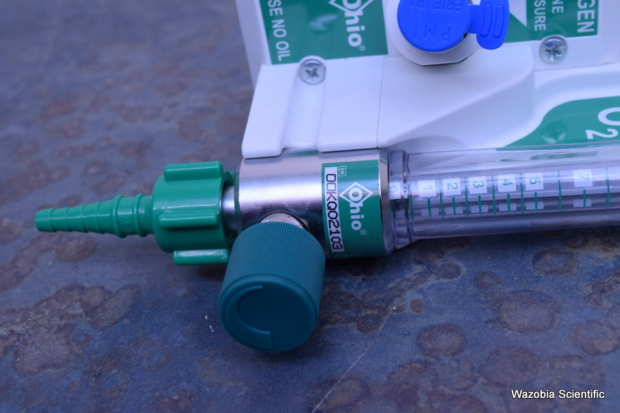 OHIO MEDICAL INTEGRATED FLOWMETER O2 OXYGEN