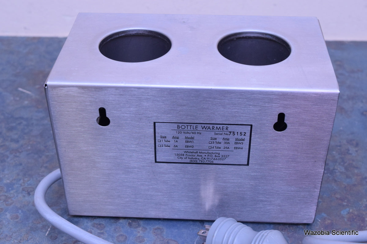 WHITEHALL MANUFACTURING BOTTLE WARMER DUAL 2 TUBE EBW2