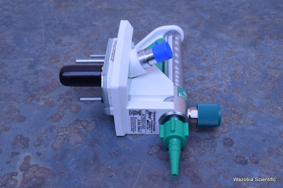 OHIO MEDICAL INTEGRATED FLOWMETER O2 OXYGEN