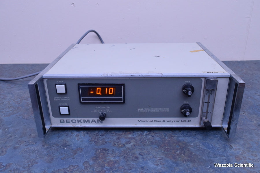 BECKMAN MEDICAL GAS ANALYER LB-2