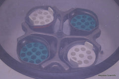BECKMAN GPR REFRIGERATED CENTRIFUGE WITH ROTOR  BUCKETS AND ADAPTER 349702