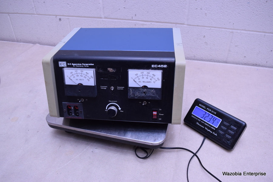 E-C APPARATUS CORP. MICROPROCESSOR CONTROLLED ELECTROPHORESIS POWER SUPPLY EC45