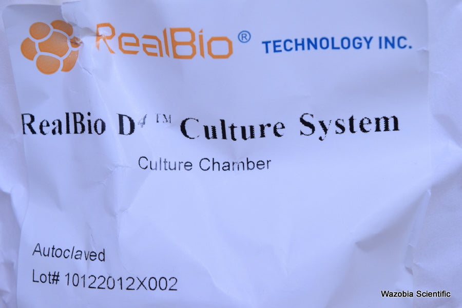 2 REALBIO D4 CULTURE SYSTEM CULTURE CHAMBER