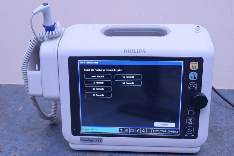 PHILIPS SURESIGNS VS4 VITAL SIGNS MONITOR 863283