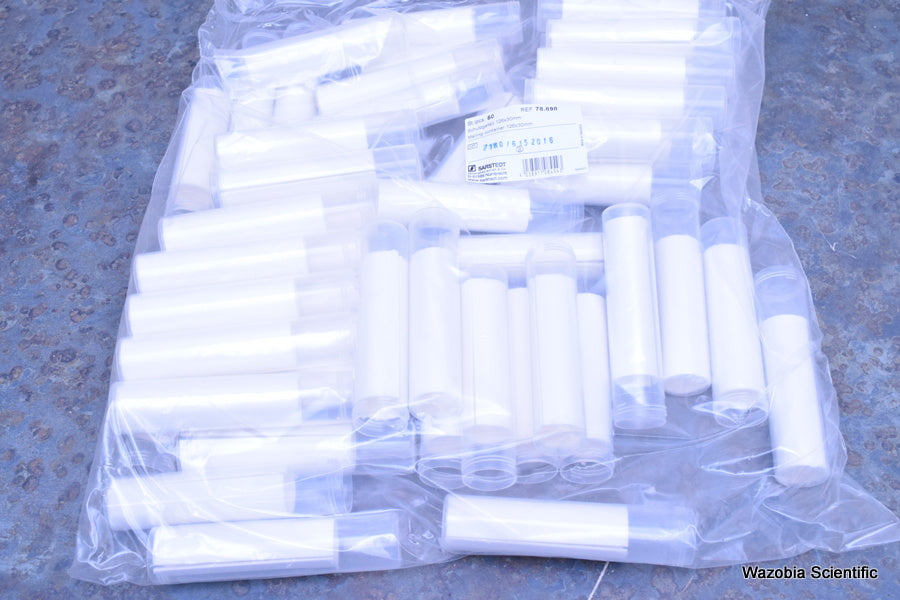 50 SARSTEDT 126X30 MM 78.898 65.679 MAILING CONTAINER WITH ABSORBENT LINER & CAP