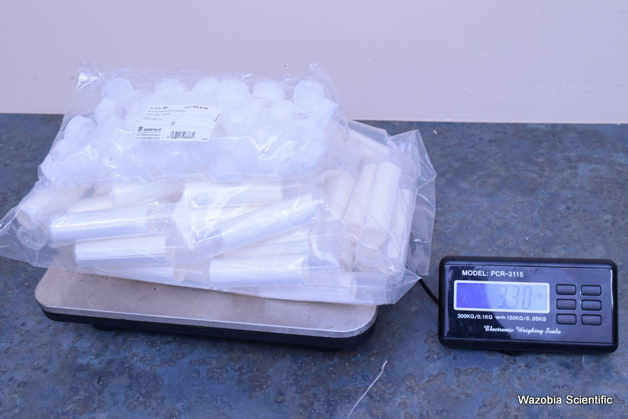 50 SARSTEDT 126X30 MM 78.898 65.679 MAILING CONTAINER WITH ABSORBENT LINER & CAP