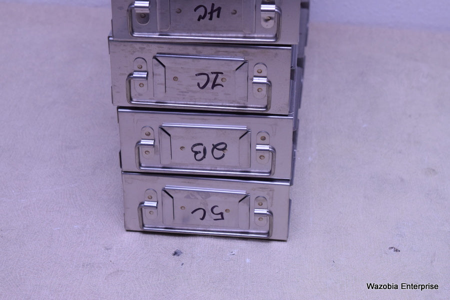 8 STAINLESS STEEL LABORATORY CRYO STORAGE FREEZER RACK