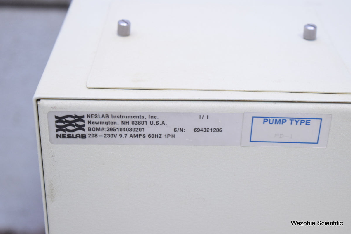 NESLAB COOLFLOW CFT-75 REFRIGERATED RECIRCULATOR CHILLER PUMP PD-1