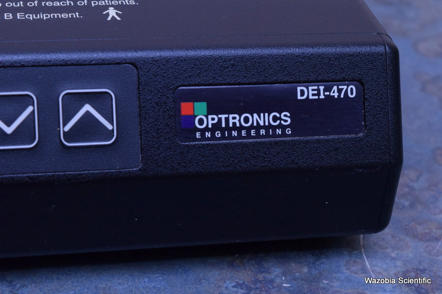 OPTRONICS ENGINEERING DEI-470 MICROSCOPE VIDEO CAM CONTROLLER