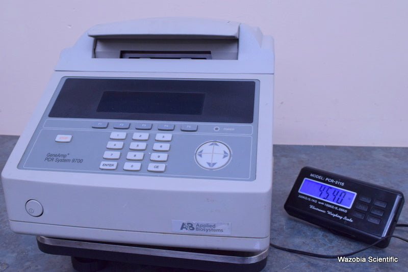AB APPLIED BIOSYSTEMS GENEAMP PCR SYSTEM 9700 WITH 96 WELL BLOCK