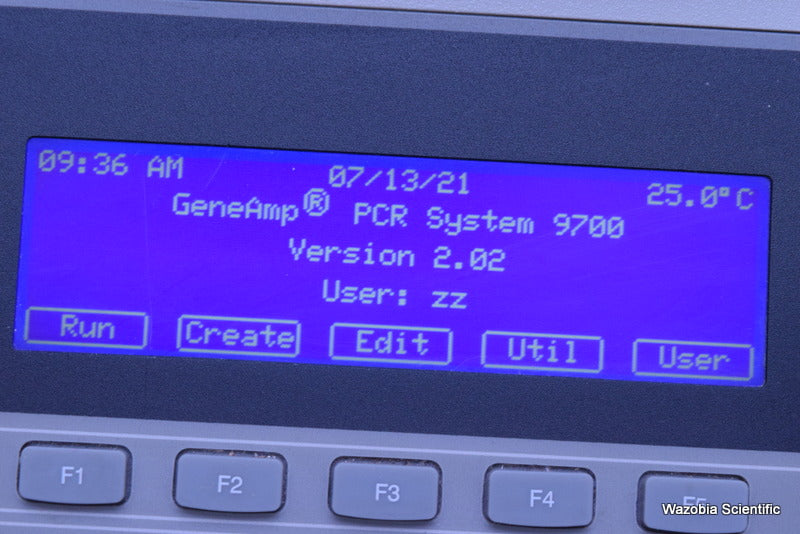 AB APPLIED BIOSYSTEMS  GENEAMP PCR SYSTEM 9700 WITH 96 WELL BLOCK N8050200