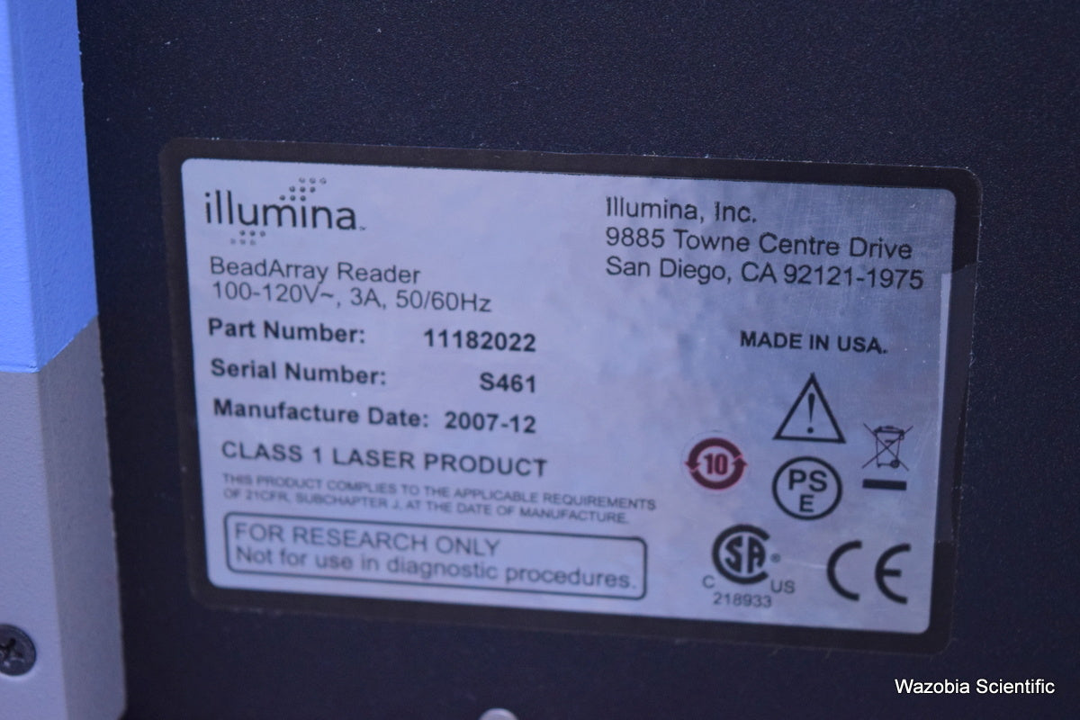 ILLUMINA BEADARRAY READER 11182022 DNA RNA