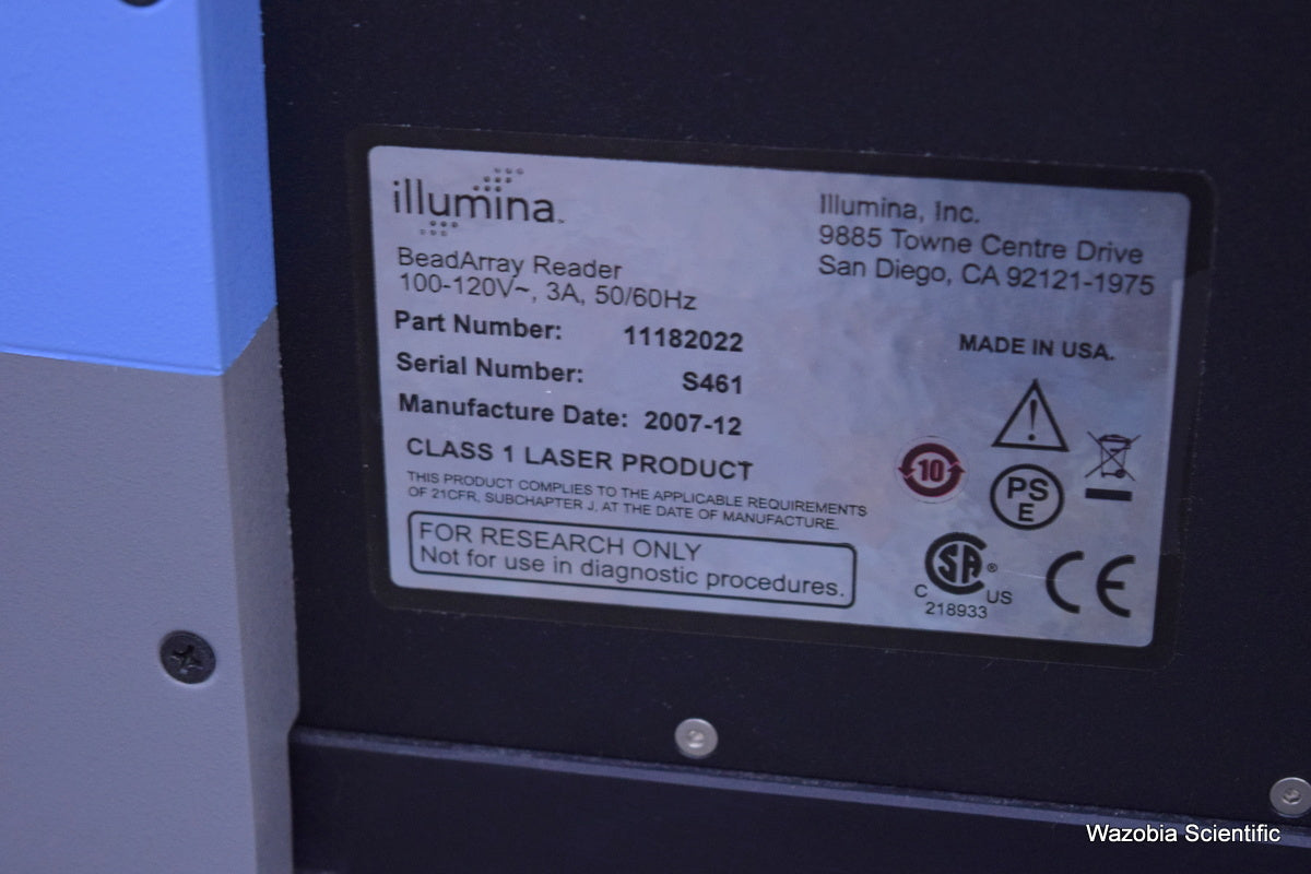 ILLUMINA BEADARRAY READER 11182022 DNA RNA
