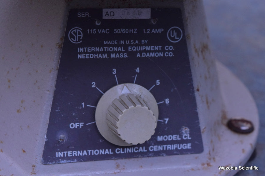 DAMON IEC DIVISION IEC CLINICAL CENTRIFUGE MODEL CL