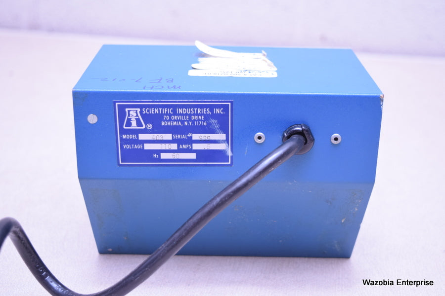 PERISTALTIC PUMP SCIENTIFIC INDUSTRIES MODEL 403