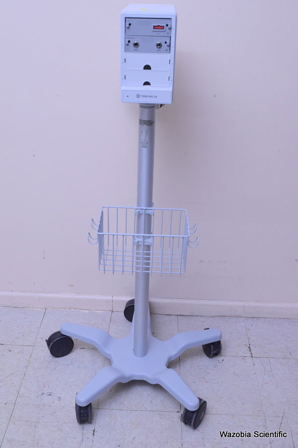 GE MARQUETTE TRAM-RAC 4A WITH TWO MODULES, CD, AND STAND