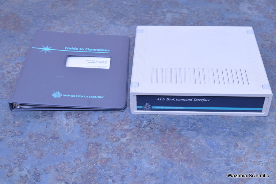 NEW BRUNSWICK AFS-BIOCOMMAND INTERFACE MODULE M1212-0101 WITH MANUAL