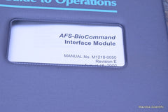 NEW BRUNSWICK AFS-BIOCOMMAND INTERFACE MODULE M1212-0101 WITH MANUAL