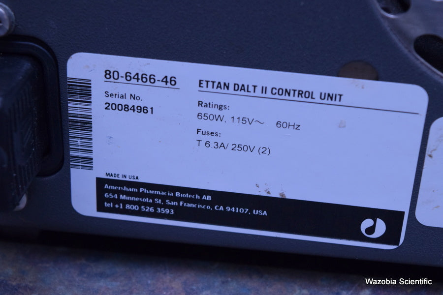 AMERSHAM PHARMACIA BIOTECH ETTAN DALT II SYSTEM POWER SUPPLY AND CONTROL UNIT