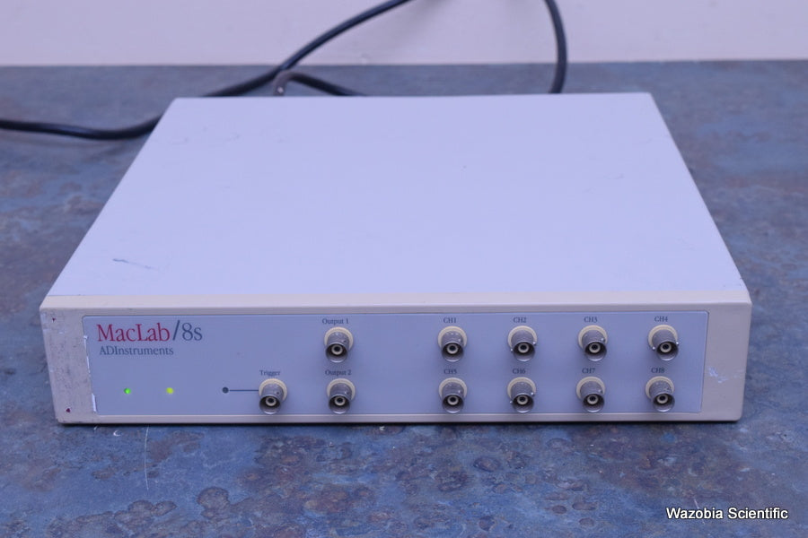 ADINSTRUMENTS MACLAB/8S HIGH PERFORMANCE RECORDING UNIT DATA  AQUISITION