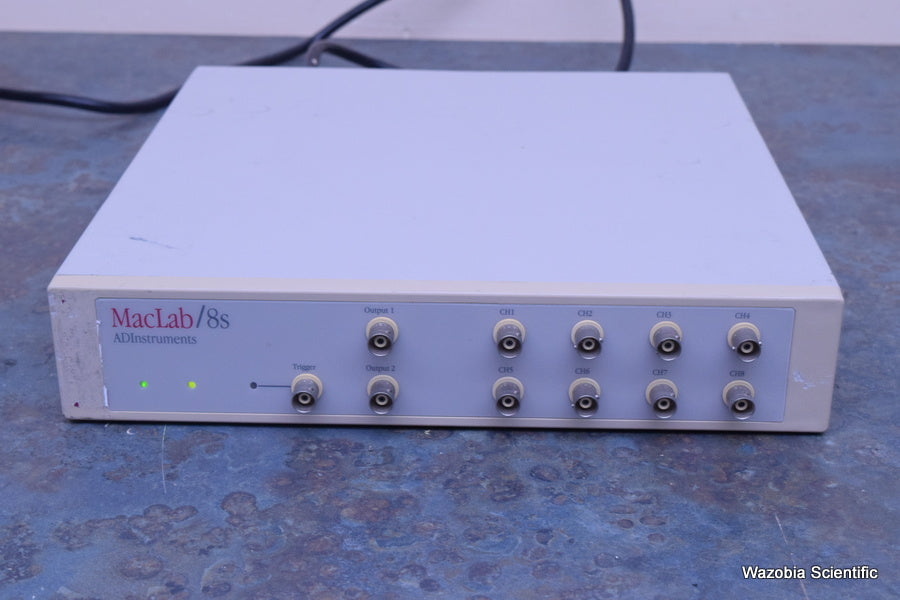 ADINSTRUMENTS MACLAB/8S HIGH PERFORMANCE RECORDING UNIT DATA  AQUISITION