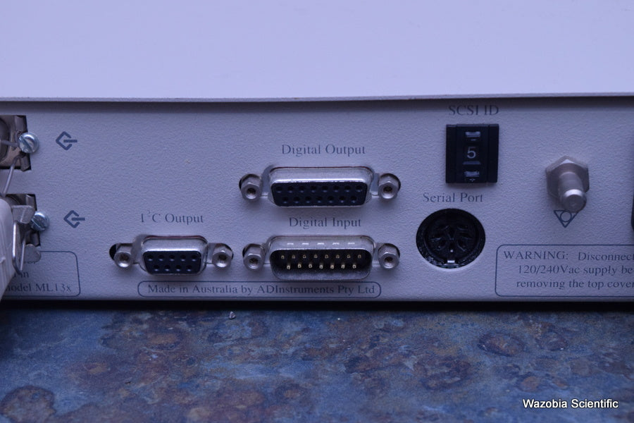 ADINSTRUMENTS MACLAB/8S HIGH PERFORMANCE RECORDING UNIT DATA  AQUISITION