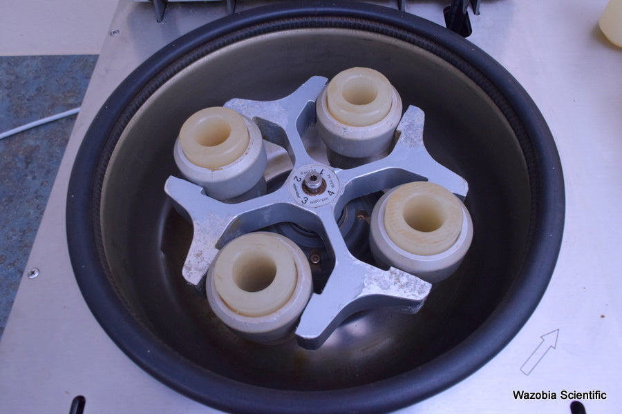 EPPENDORF CENTRIFUGE 5403 WITH 16A4-44 ROTOR 4X250G 5000 RPM