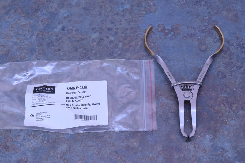 GARRISON UNVF-100 UNIVERSAL FORCEPS STAINLESS STEEL