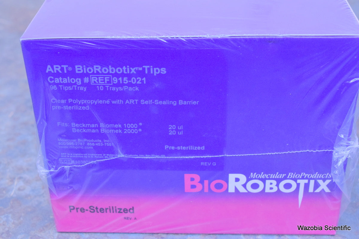 BECKMAN BIOMEK 1000 2000 20 UL  915-021 MBP ART MOLECULAR BIOPRODUCTS BIOROBOTIX
